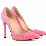 Snake Print Pumps High Heels