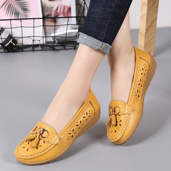 flat Genuine Leather Shoes