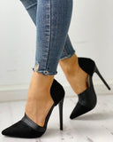 Flock  High Heels Shoes