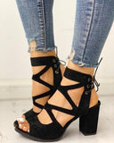 Fish Mouth Exposed Toe  Sandals