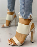 Sandals Summer  Fish Mouth Exposed Toe