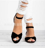 Litthing Leopard Print Low Heel  Sandals
