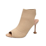 Fish Mouth thin high heel Sandal