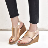 gold leopard wedge sandals