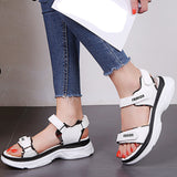 Women Open Toe Platform Sandals